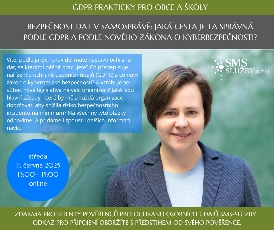 Pozvánka - GDPR prakticky červen 2025